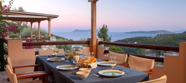 Villa Giancarlo - Lovely Villa with Stone and Wood Elements in Sivota Bay in Sivota Village