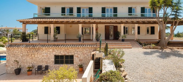 Villa 'Salinas De Mallorca' with Private Pool, Wi-Fi and Air Conditioning in Las Salinas