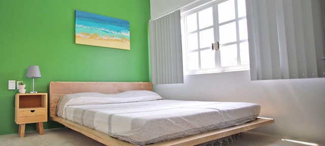 Walkable Rinconada Studio King Bed, Pool, Fast WiFi in Puerto Escondido