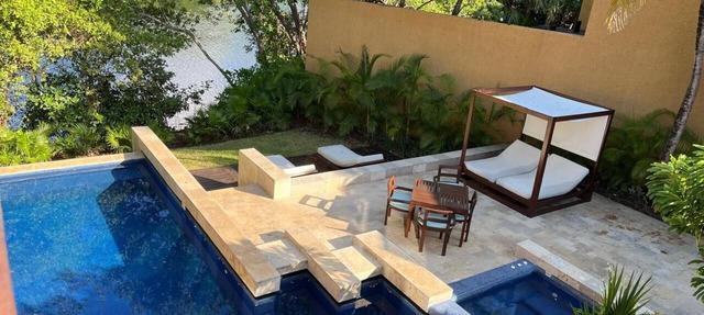 Water front Luxury Two Bedroom Villa with Pool, Mayakoba, Mexico Family-friendly in Playa del Carmen