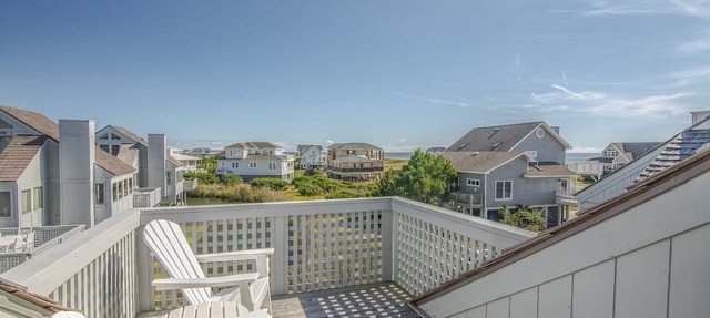 Ocean view villa with 2 decks and 2 golf carts; next door to BHI Club in Bald Head Island