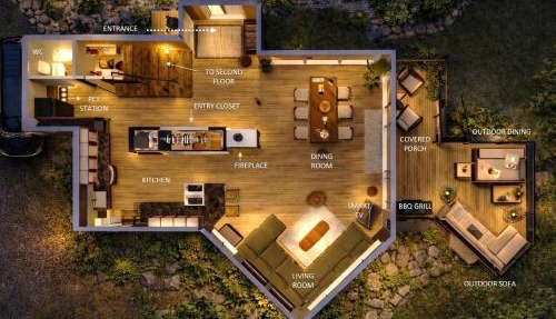 Modern Glass House with Firepit, Views & Private Retreat in Elka Park